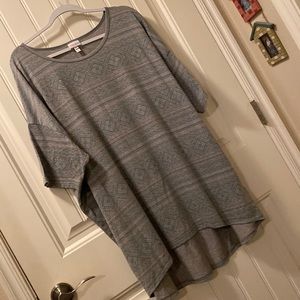 LulaRoe Irma 3xl -  gray background - NWT